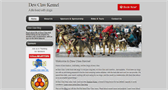 Desktop Screenshot of dewclawkennel.com